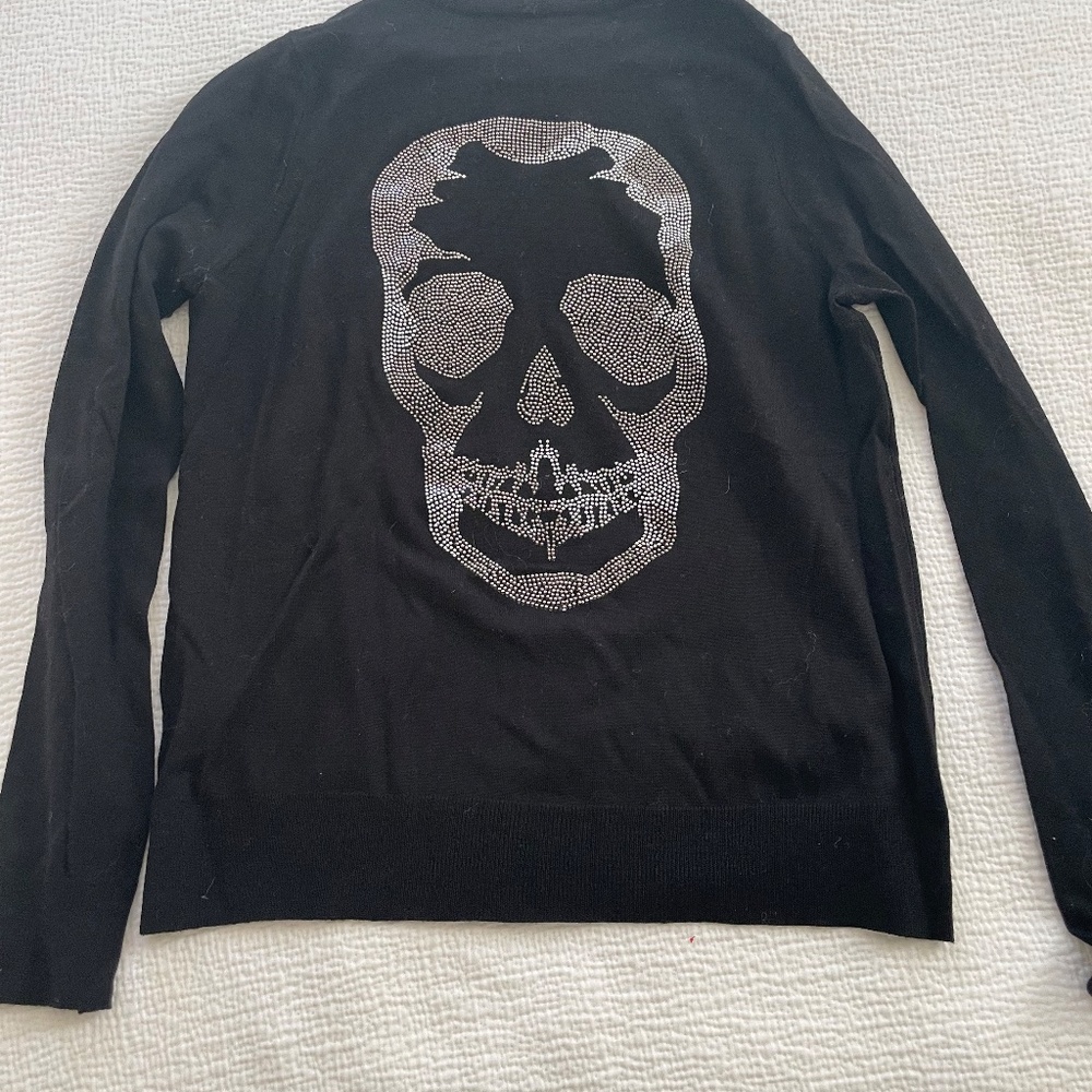 Zadig & Voltaire black Miss M skull sweater size S